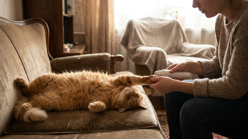 So Quiet Your Cat Won't Even Wake Up